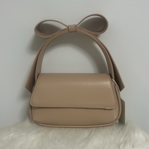 Nude Bow Bag - Picture 2 of 3